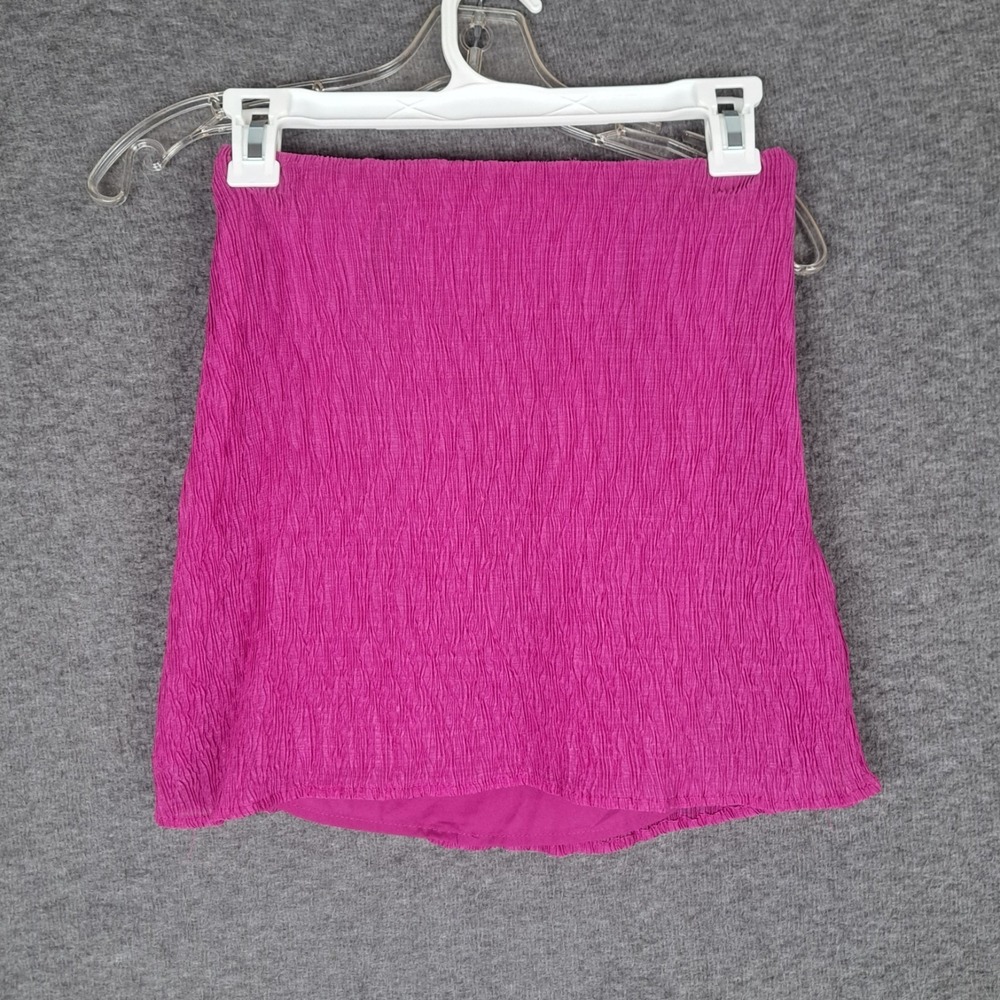 Le Lis Mini Skirt Women's Size XS Hot Pink Ruffle Zipper‎